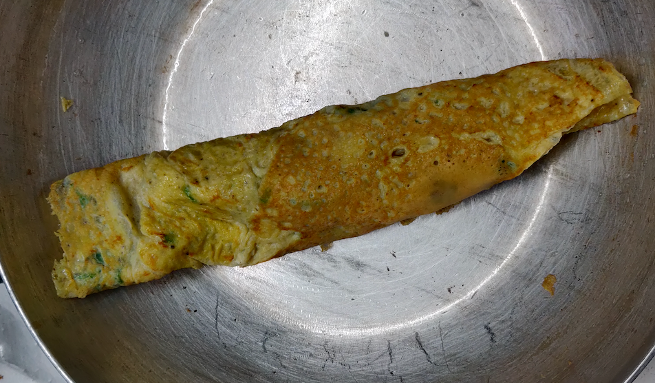 The Spicy Indian Curry Omelette - Just A Library