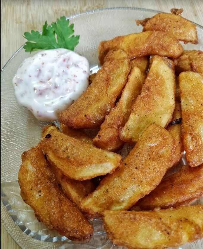 One Batter - Easy Gobi 65 recipe | Potato Wedges recipe - Just A Library