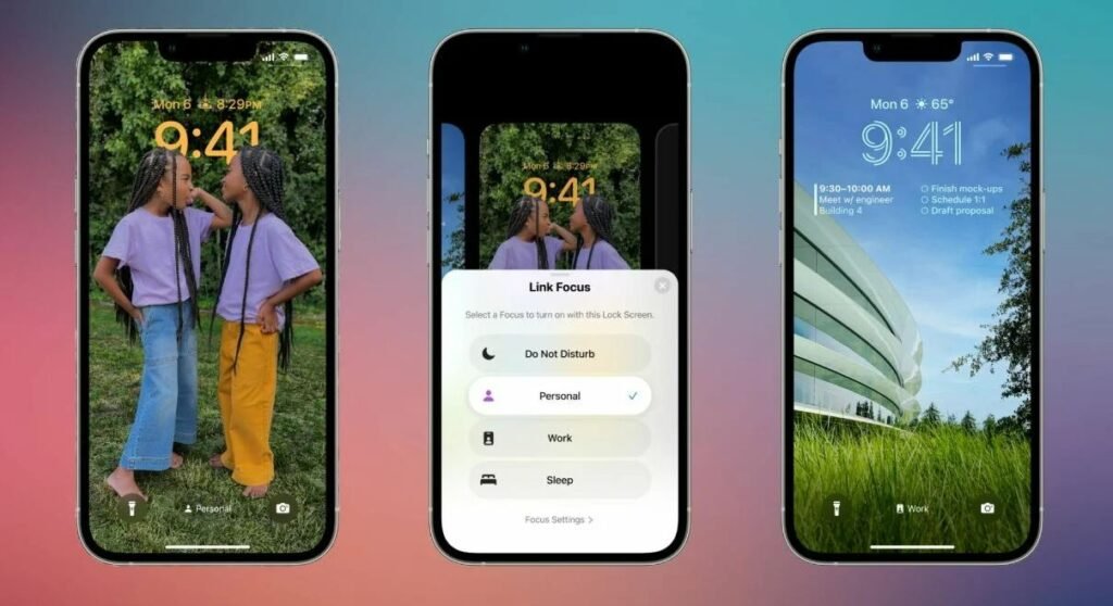 iPhone iOS 16 - Focus mode