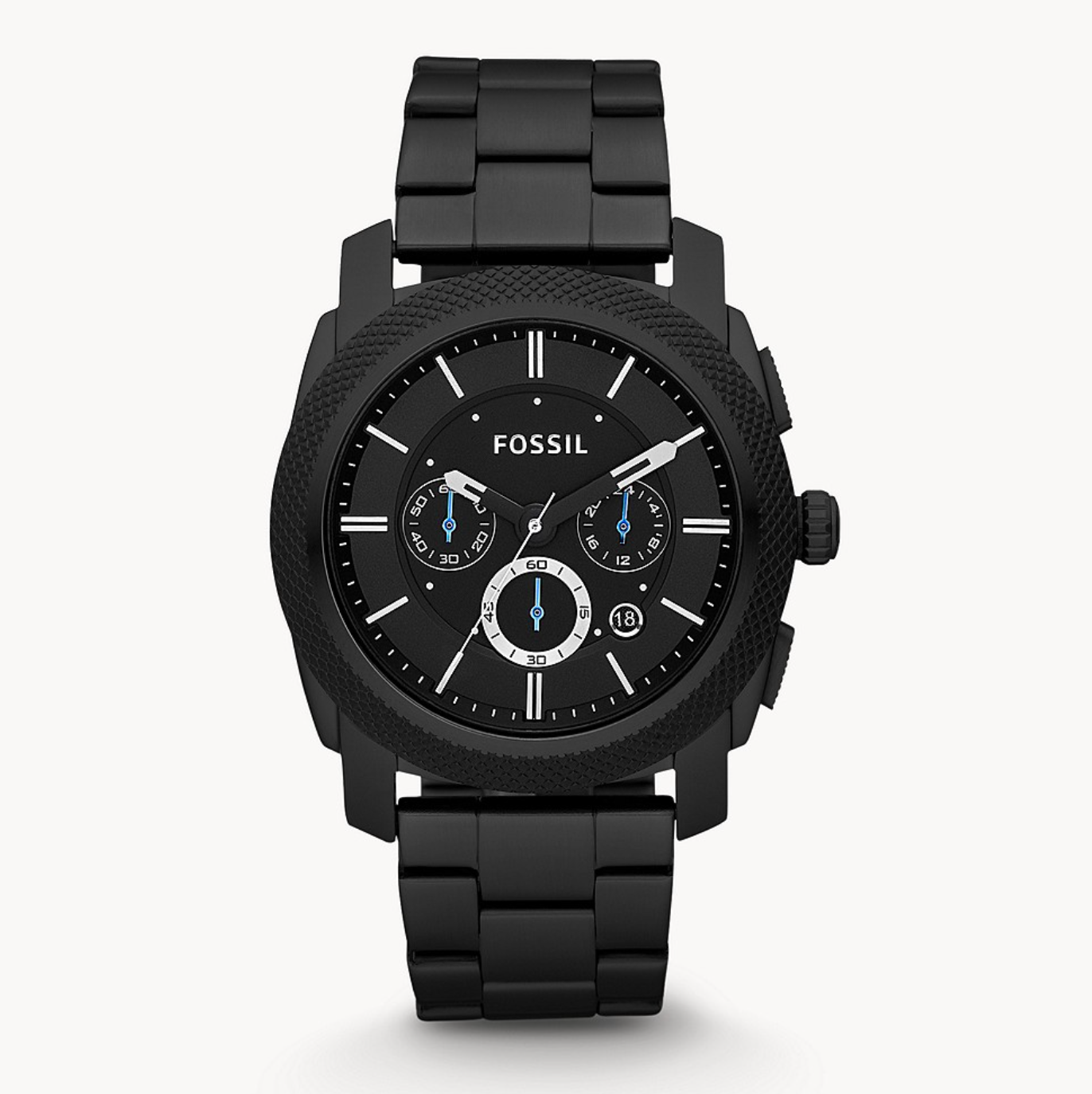 Fossil Machine Chronograph Black Stainless Steel Watch