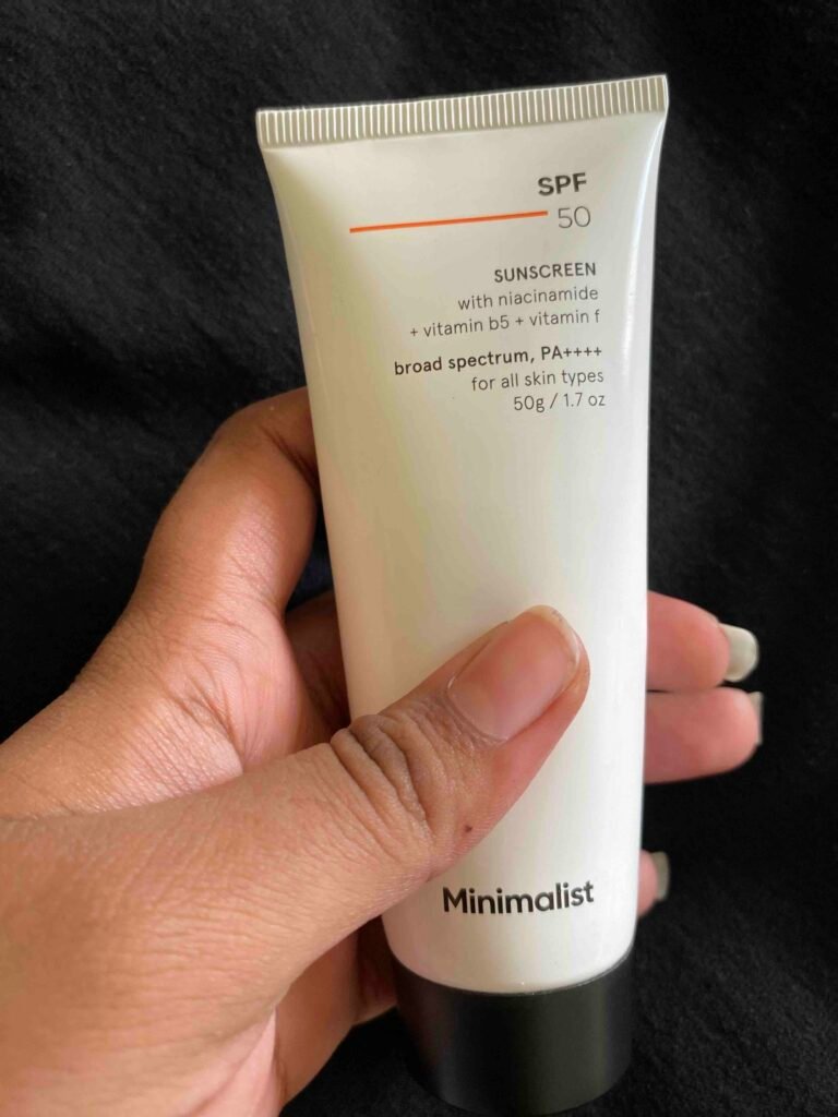 Minimalist Sunscreen SPF 50