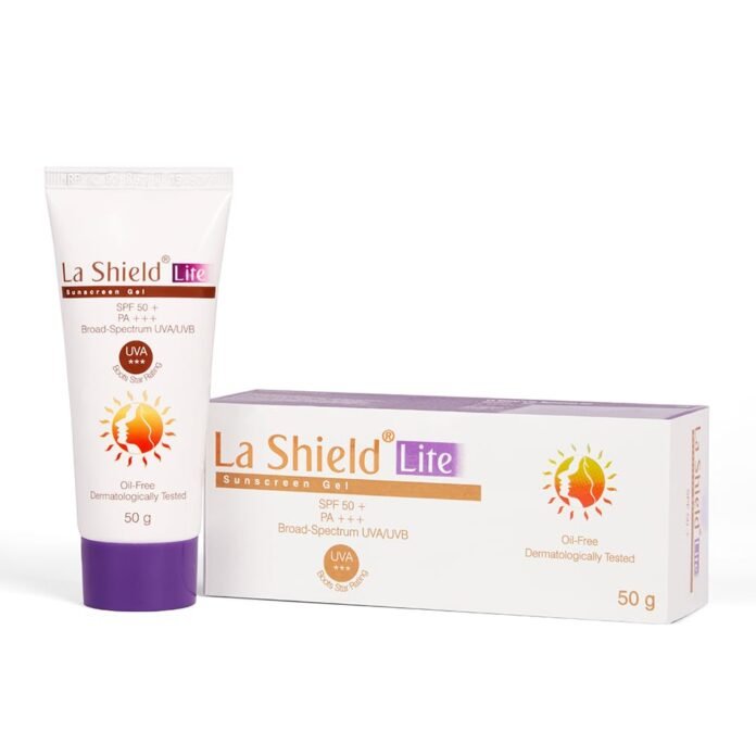 la Shield Sunscreen Review - Lite SPF 50 Sunscreen Gel